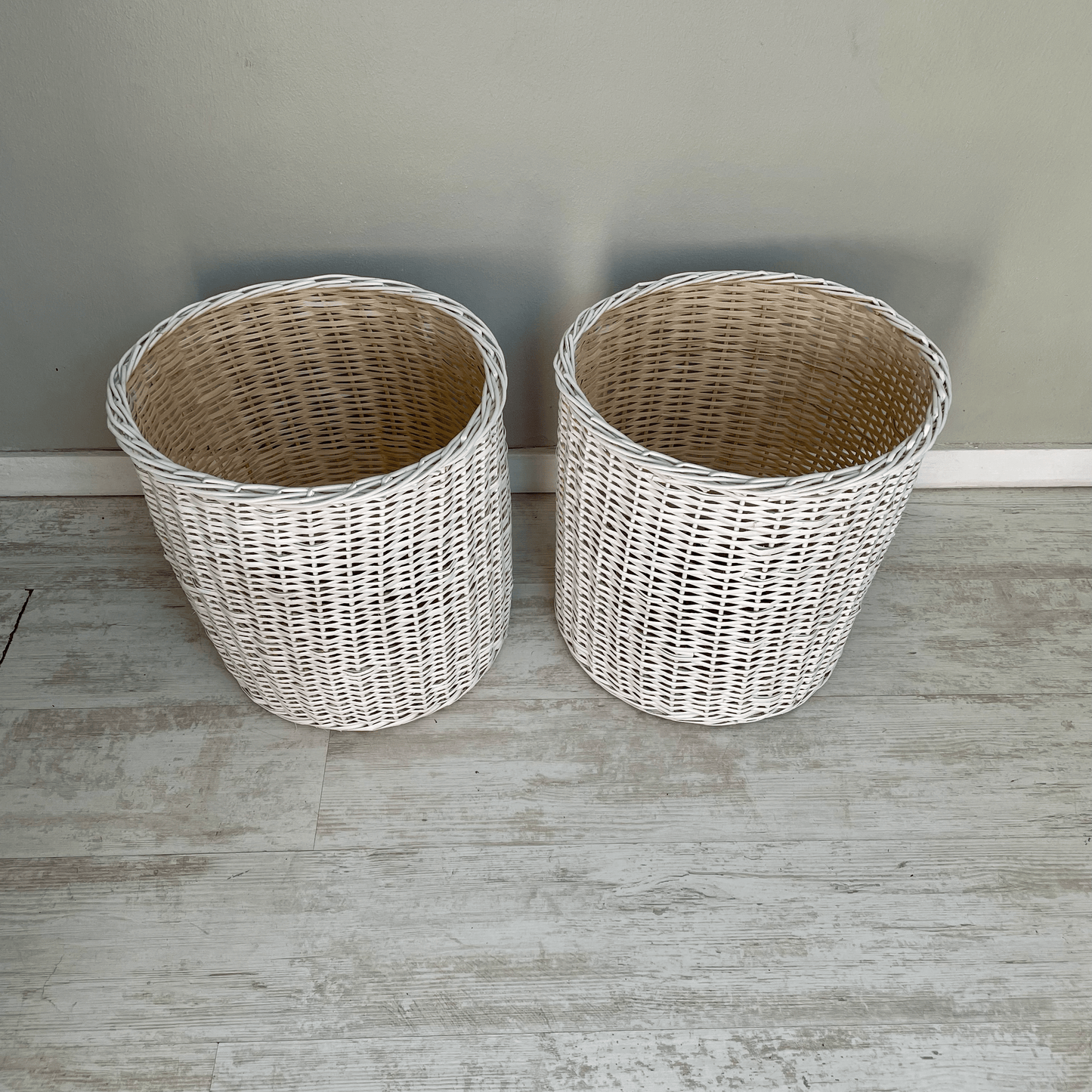 Canasto 40x40 blanco - micanastodemimbre