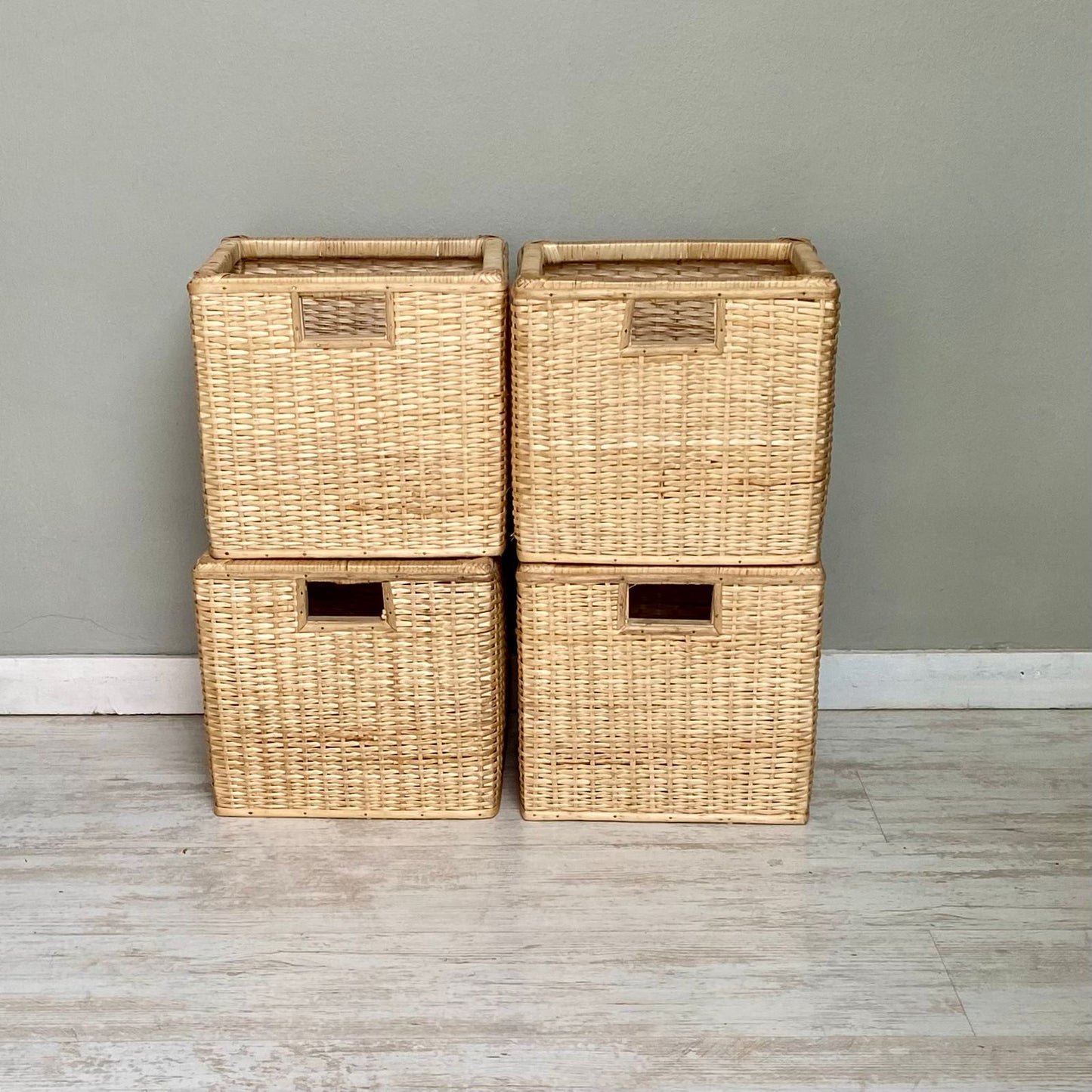 Cajones mimbre blanco S - micanastodemimbre