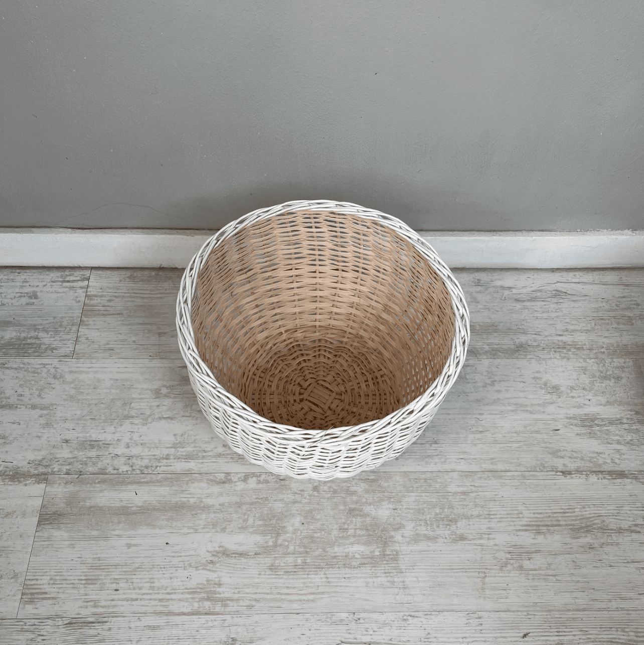 Canasto 34x20 blanco - micanastodemimbre