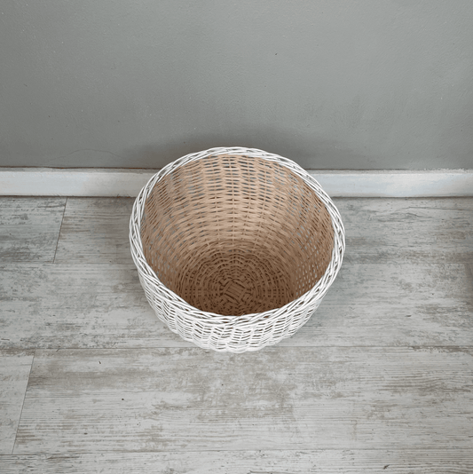 Canasto 34x20 blanco - micanastodemimbre