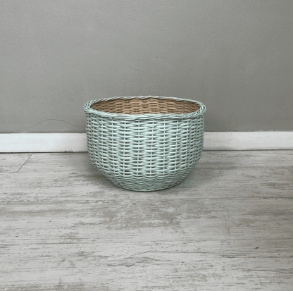 Canasto 34x20 menta - micanastodemimbre