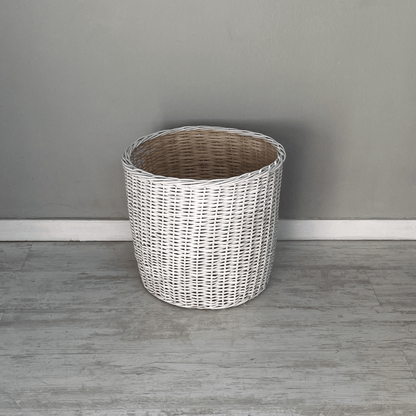 Canasto 40x40 blanco - micanastodemimbre