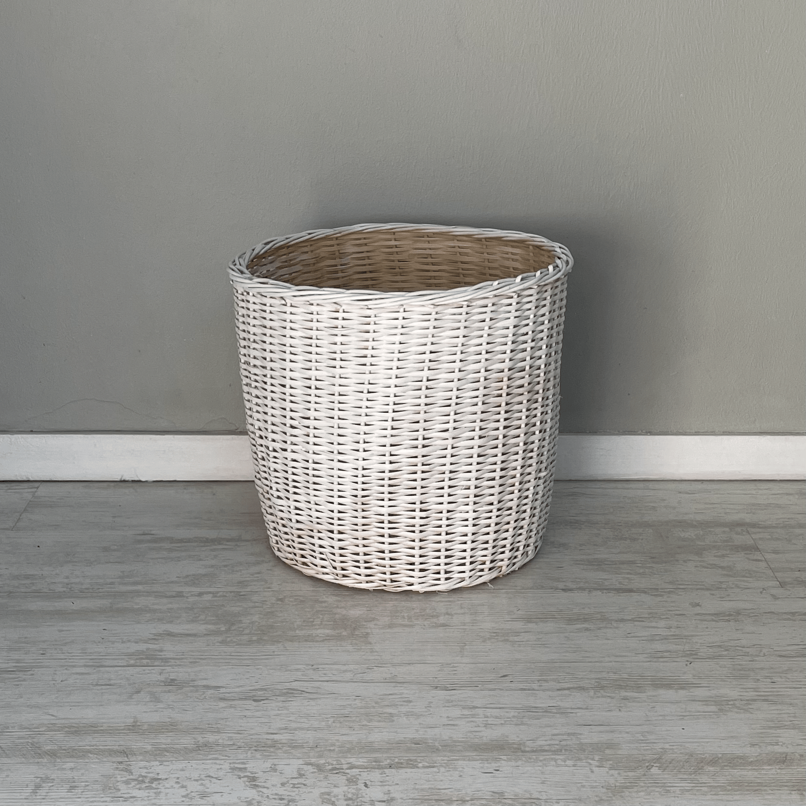 Canasto 40x40 blanco - micanastodemimbre