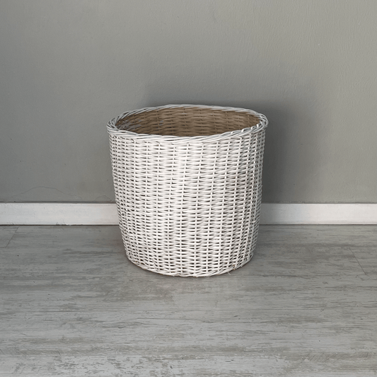 Canasto 40x40 blanco - micanastodemimbre