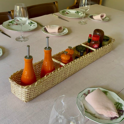 Canasto organizador de mesa - micanastodemimbre