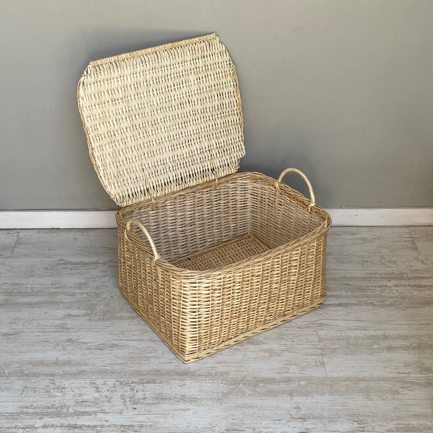 Canasto rectangular con tapa M - micanastodemimbre