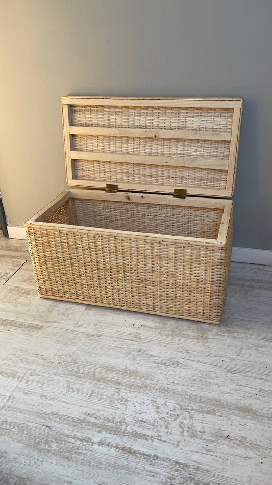 Baul 70x40x40 fondo de mimbre - micanastodemimbre