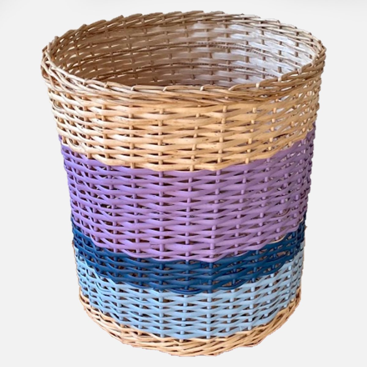 Canasto 30x30 tricolor - micanastodemimbre