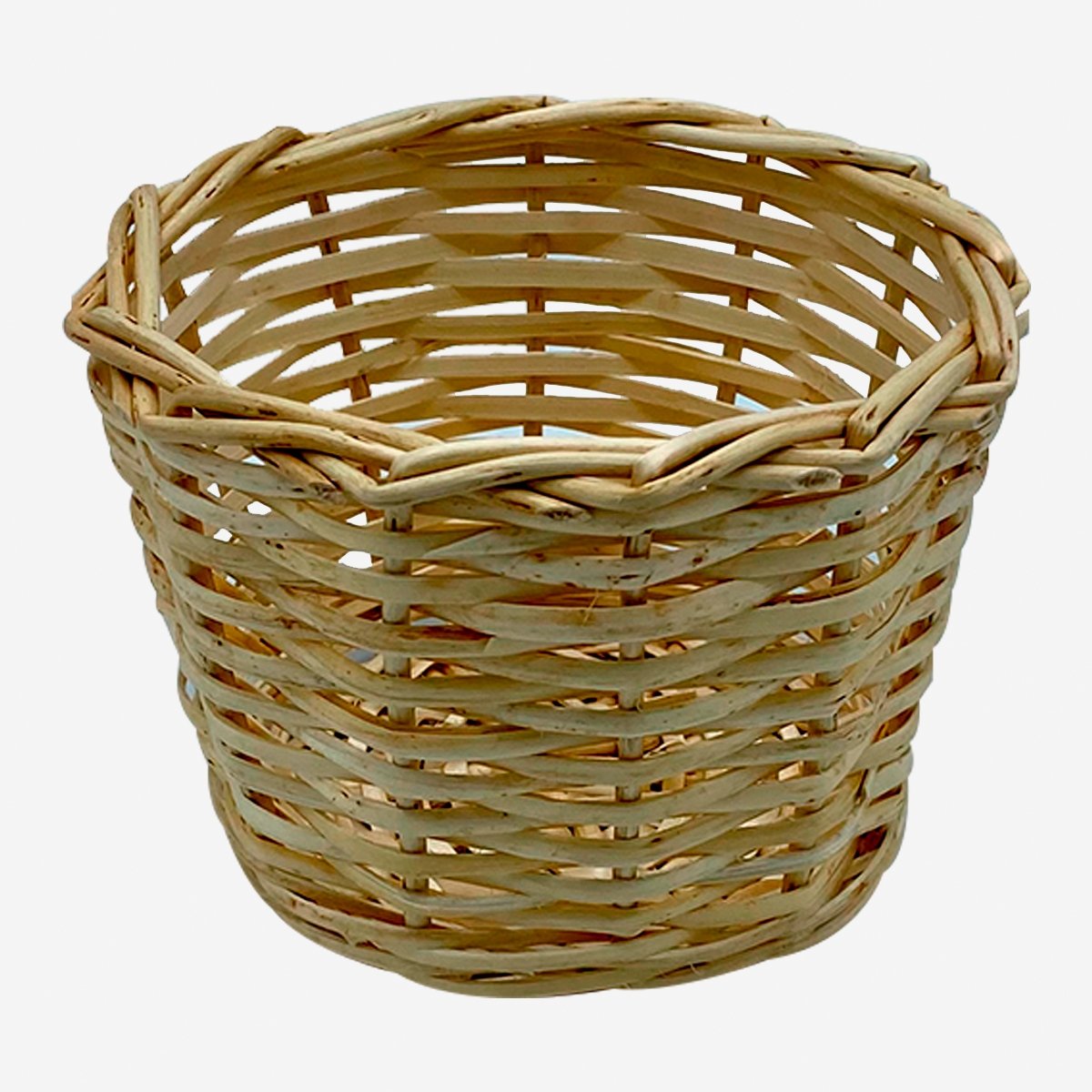Mini (mini) basket mimbre blanco