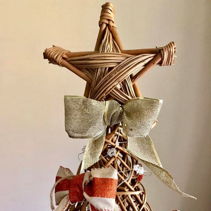 Pino Navidad mimbre cocido